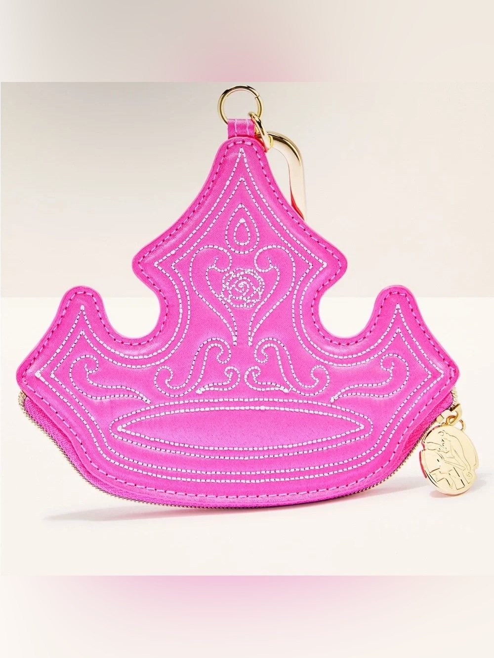 NWT Bath & Body Works Disney Princess Aurora Sleeping Beauty Crown Coin Purse